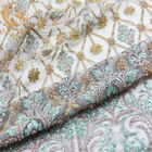 Ширина вышивки 140cm прекрасной ткани шнурка MDX декоративной красочной Handmade