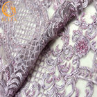 20% полиэстер ткани шнурка элегантности красивое Handmade для платья партии