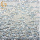 Мягкая касающая Sparkly ширина сетки 135cm вышивки ткани шнурка для Dressmaking