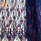 Multicolor Bridal высококачественный африканский шнурок Sequin вышивки яркого блеска ткани шнурка