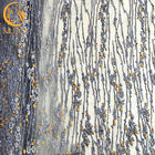 Красочное украшение Sequins яркого блеска вышивки ткани шнурка MDX флористическое