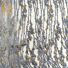 Красочное украшение Sequins яркого блеска вышивки ткани шнурка MDX флористическое