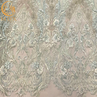 Элегантная Bridal ткань шнурка вышивки платья 3D двором Handmade