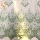 Шарики Handmade зеленой сетки восхитительные шнуруют ткань для делать платья